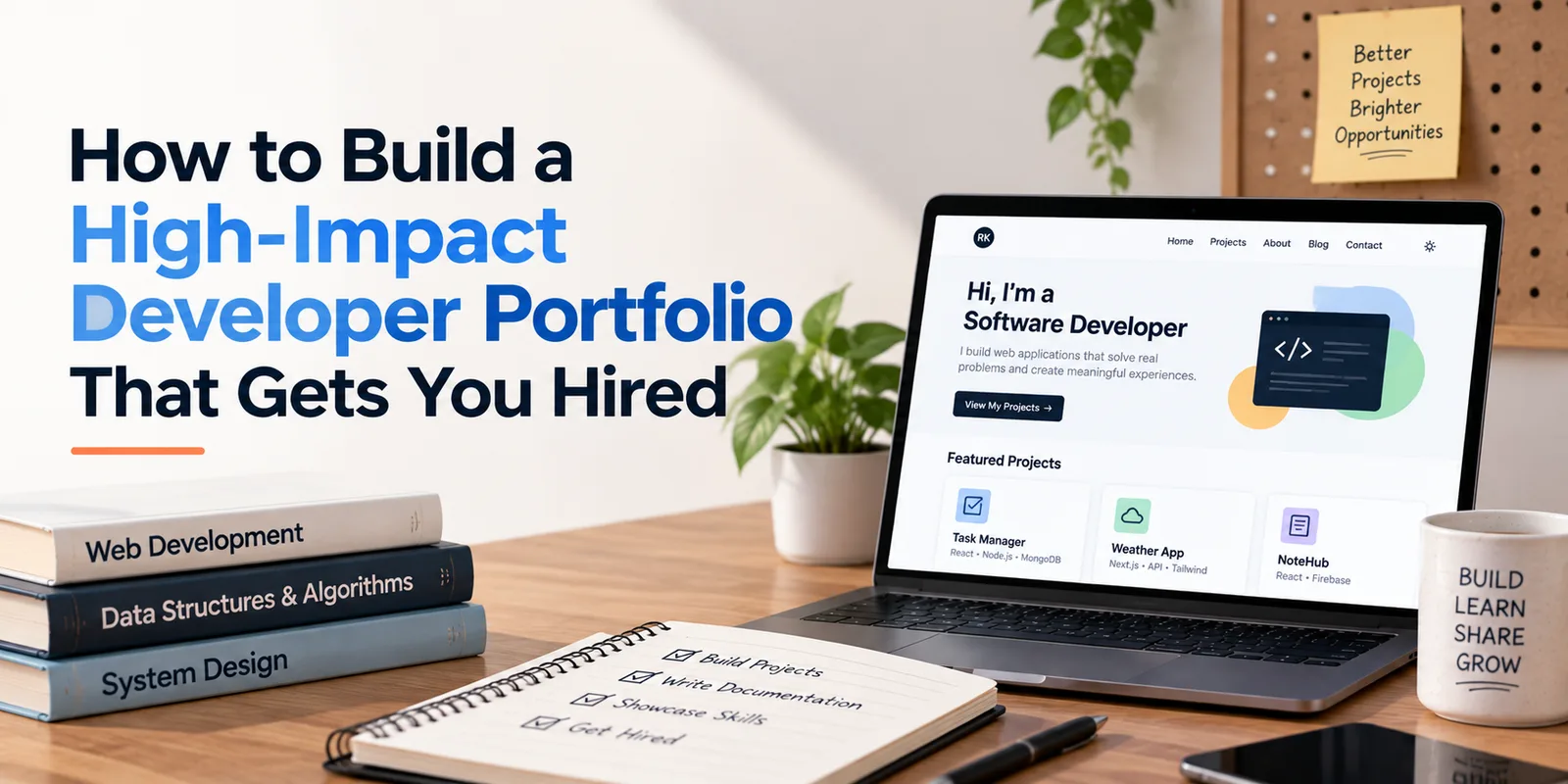 How to Build a High-Impact Developer Portfolio That Gets You Hired